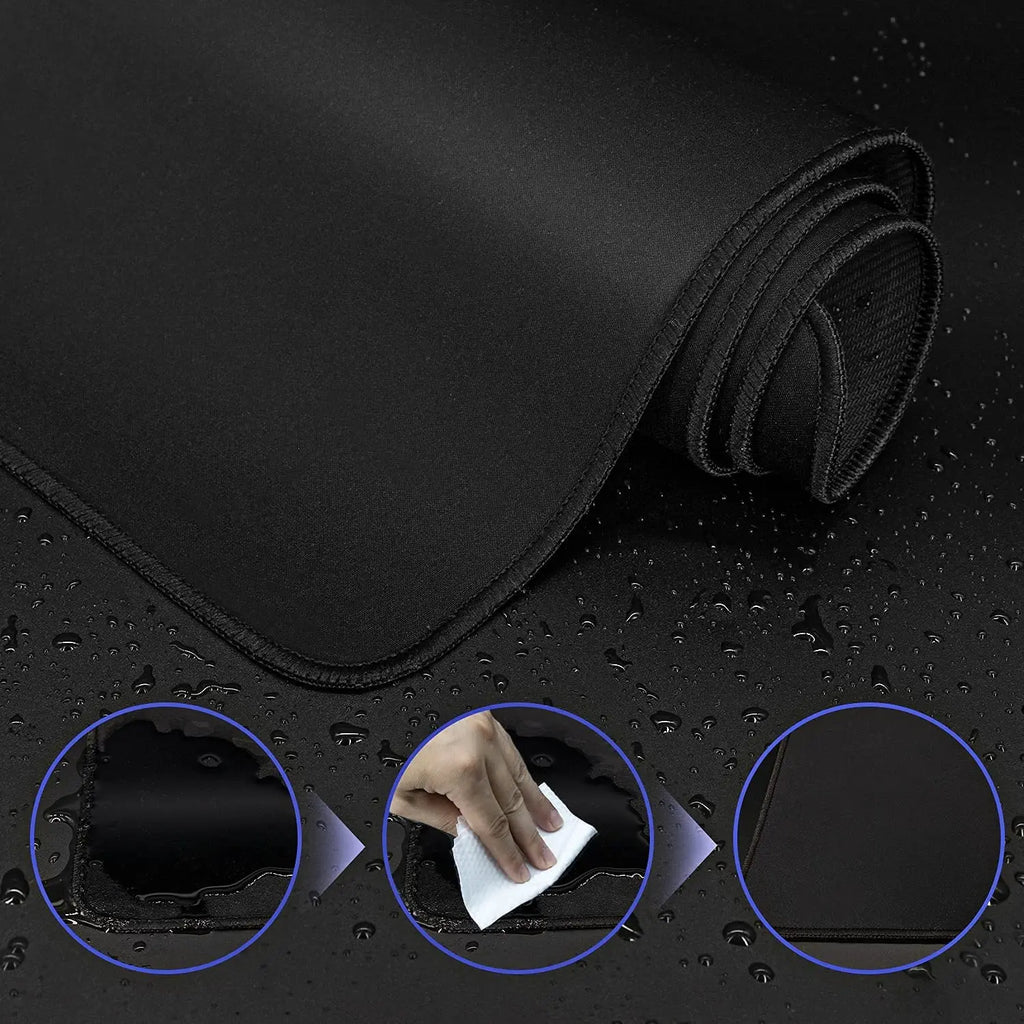 Tapis de Bureau XXL Gaming en Tissu – Antidérapant & Bords Renforcés