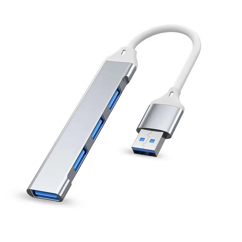 Hub USB 7 Ports – Station d'Accueil Argent Haute Vitesse USB 3.0